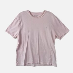 ALL SAINTS Baby Pink Soft Short Sleeve‎ Regular Fit Tee Plus Size XXL | 2X